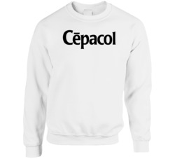 Cepacol Best Over The Counter Medication Logo Crewneck Sweatshirt Cepacol Best Over The Counter Medication Logo Crewneck Sweatshirt