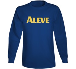 Aleve Best Over The Counter Medication Logo Long Sleeve Aleve Best Over The Counter Medication Logo Long Sleeve