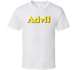 Advil Best Over The Counter Medication Logo T Shirt Advil Best Over The Counter Medication Logo T Shirt