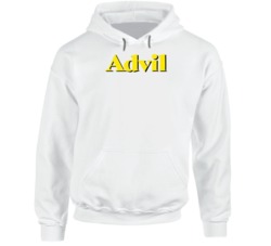 Advil Best Over The Counter Medication Logo Hoodie Advil Best Over The Counter Medication Logo Hoodie