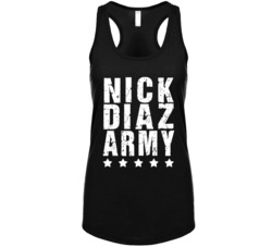 Nick Diaz Army Mma Fight Fan Womens Tanktop Nick Diaz Army Mma Fight Fan Womens Tanktop