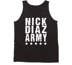 Nick Diaz Army Mma Fight Fan Tanktop Nick Diaz Army Mma Fight Fan Tanktop