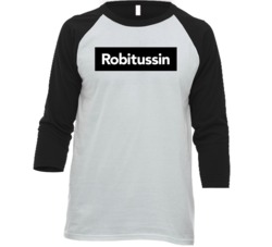 Robitussin Best Over The Counter Medication Logo Raglan T Shirt Robitussin Best Over The Counter Medication Logo Raglan T Shirt