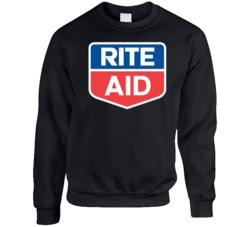 Rite Aid Best Over The Counter Medication Logo Crewneck Sweatshirt Rite Aid Best Over The Counter Medication Logo Crewneck Sweatshirt
