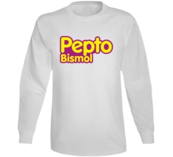 Pepto Bismol Best Over The Counter Medication Logo Long Sleeve Pepto Bismol Best Over The Counter Medication Logo Long Sleeve