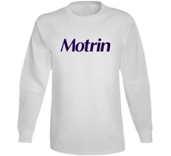 Motrin Best Over The Counter Medication Logo Long Sleeve Motrin Best Over The Counter Medication Logo Long Sleeve