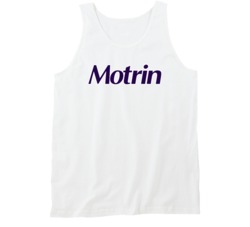 Motrin Best Over The Counter Medication Logo Tanktop Motrin Best Over The Counter Medication Logo Tanktop