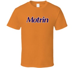 Motrin Best Over The Counter Medication Logo T Shirt Motrin Best Over The Counter Medication Logo T Shirt