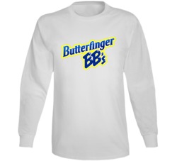 Butterfinger Bb's Popular Discontinued Food Long Sleeve Butterfinger Bb's Popular Discontinued Food Long Sleeve