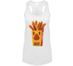 Burger King Chicken Fries Popular Discontinued Food Womens Tanktop Burger King Chicken Fries Popular Discontinued Food Womens Tanktop