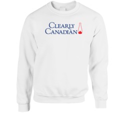 Clearly Canadian Popular Discontinued Drink Crewneck Sweatshirt Clearly Canadian Popular Discontinued Drink Crewneck Sweatshirt