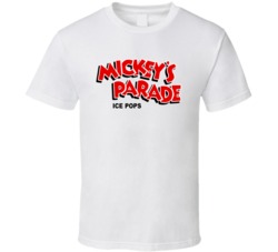 Mickey's Parade Ice Pops Popular Discontinued Food T Shirt Mickey's Parade Ice Pops Popular Discontinued Food T Shirt