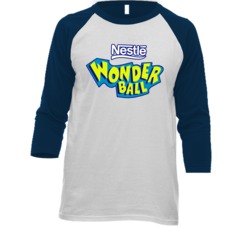 Nestle Wonder Ball Popular Discontinued Food Raglan T Shirt Nestle Wonder Ball Popular Discontinued Food Raglan T Shirt