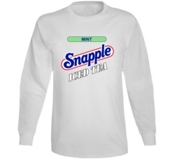 Snapple Mint Iced Tea Popular Discontinued Drink Long Sleeve Snapple Mint Iced Tea Popular Discontinued Drink Long Sleeve