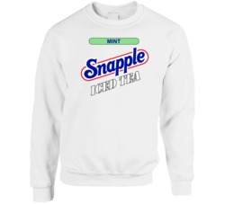 Snapple Mint Iced Tea Popular Discontinued Drink Crewneck Sweatshirt Snapple Mint Iced Tea Popular Discontinued Drink Crewneck Sweatshirt