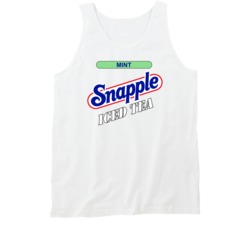 Snapple Mint Iced Tea Popular Discontinued Drink Tanktop Snapple Mint Iced Tea Popular Discontinued Drink Tanktop