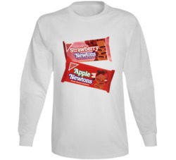 Apple And Strawberry Newtons Popular Discontinued Food Long Sleeve
