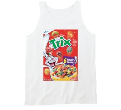 Fruit Shaped Trix Popular Discontinued Food Distressed Look Tanktop