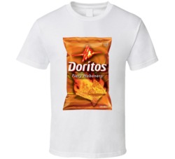 Doritos Fiery Habanero Popular Discontinued Food T Shirt
