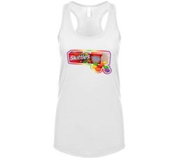 Skittles Bubble Gum Popular Discontinued Food Womens Tanktop