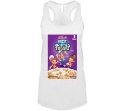 Rice Krispies Treats Cereal Popular Discontinued Food Womens Tanktop