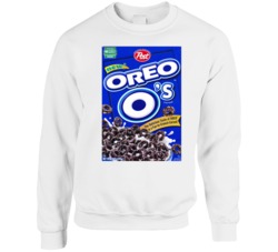 Oreo O's Cereal Popular Discontinued Food Crewneck Sweatshirt