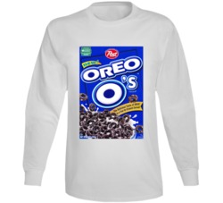 Oreo O's Cereal Popular Discontinued Food Long Sleeve