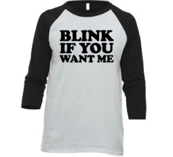 Blink If You Want Me Danny Mcbride Kenny Powers Tv Show Fan Raglan T S Blink If You Want Me Danny Mcbride Kenny Powers Tv Show Fan Raglan T S