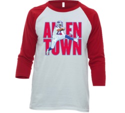 Josh Allen Town Buffalo Football Player Fan Raglan T Shirt Josh Allen Town Buffalo Football Player Fan Raglan T Shirt