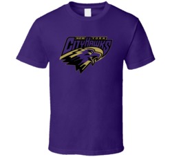 New York Cityhawks Afl American Football Team Fan T Shirt New York Cityhawks Afl American Football Team Fan T Shirt