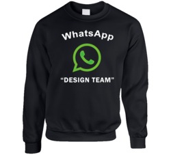 Whatsapp Design Team Social Media Mobile Messaging App Crewneck Sweats Whatsapp Design Team Social Media Mobile Messaging App Crewneck Sweats
