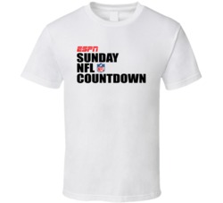Espn Sunday Football Countdown Sports Fan T Shirt Espn Sunday Football Countdown Sports Fan T Shirt
