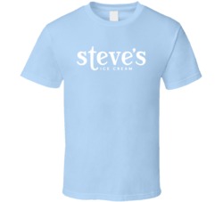 Steves Ice Cream Snack Food Logo T Shirt Steves Ice Cream Snack Food Logo T Shirt
