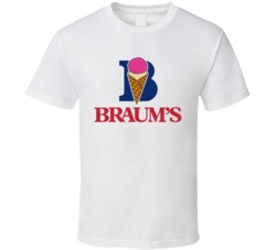 Braums Ice Cream Snack Food Logo T Shirt Braums Ice Cream Snack Food Logo T Shirt
