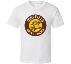 Mayfield Dairy Farms Ice Cream Snack Food Logo T Shirt Mayfield Dairy Farms Ice Cream Snack Food Logo T Shirt