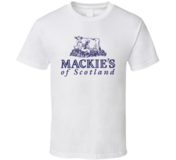 Mackies Of Scotland Ice Cream Snack Food Logo T Shirt Mackies Of Scotland Ice Cream Snack Food Logo T Shirt