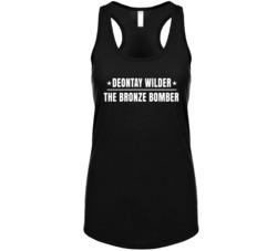 Deontay Wilder The Bronze Bomber Boxing Fight Fan Womens Tanktop