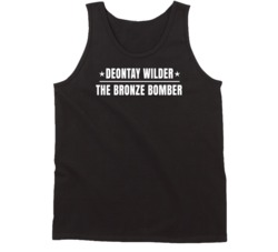 Deontay Wilder The Bronze Bomber Boxing Fight Fan Tanktop
