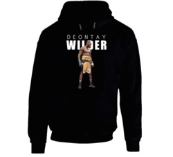 Deontay Wilder Wbc World Heavyweight Champion Boxing Fight Fan Hoodie