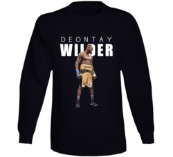 Deontay Wilder Wbc World Heavyweight Champion Boxing Fight Fan Long Sl