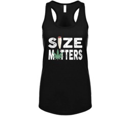Size Matters Large Marijuana Joint Spliff Funny Stoners Womens Tanktop Size Matters Large Marijuana Joint Spliff Funny Stoners Womens Tanktop