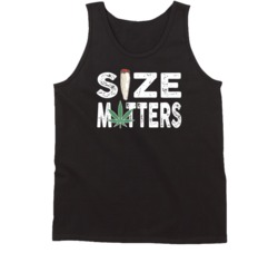 Size Matters Large Marijuana Joint Spliff Funny Stoners Tanktop Size Matters Large Marijuana Joint Spliff Funny Stoners Tanktop