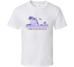Virginia Beach Purple Sunset As Worn By Kim K Fan T Shirt Virginia Beach Purple Sunset As Worn By Kim K Fan T Shirt