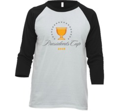 Presidents Cup 2019 Golf Tournament Logo Raglan T Shirt Presidents Cup 2019 Golf Tournament Logo Raglan T Shirt
