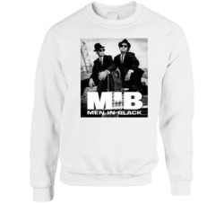 Blues Brothers Men In Black Favorite Movie Characters Mashup Crewneck Blues Brothers Men In Black Favorite Movie Characters Mashup Crewneck