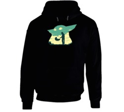 Baby Yoda Mandalorian Star Wars Tv Series Poster Fan Hoodie Baby Yoda Mandalorian Star Wars Tv Series Poster Fan Hoodie