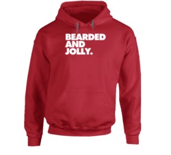 Bearded And Jolly Funny Santa Claus Christmas Holiday Men's Gift Hoodi Bearded And Jolly Funny Santa Claus Christmas Holiday Men's Gift Hoodi