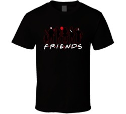 Friends Horror Movie Villain Tv Show Movie Poster Logo Mashup T Shirt Friends Horror Movie Villain Tv Show Movie Poster Logo Mashup T Shirt
