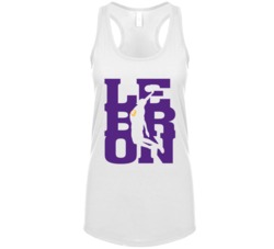 Lebron James 23 Dunk Silhouette Los Angeles L Basketball Fan Womens Ta Lebron James 23 Dunk Silhouette Los Angeles L Basketball Fan Womens Ta