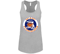 Miami Floridians Retro Basketball Team Logo Fan Womens Tanktop Miami Floridians Retro Basketball Team Logo Fan Womens Tanktop